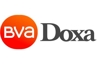 Logo della società d'indagini Doxa.